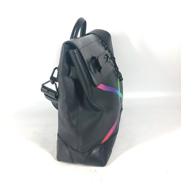 LOUIS VUITTON M30339 Taiga Rainbow Steamer PM Bag 2WAY Hand Bag Shoulder Bag - Picture 8 of 15